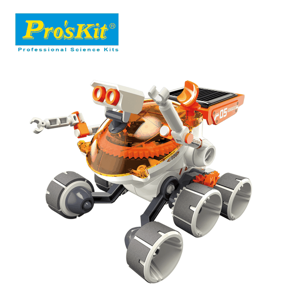 PRK GE-684 Solar Rover Kit - 6-Wheel DIY STEM Vehicle, Solar Powered