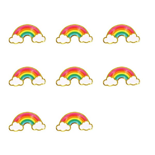 Party Paper Plate - Rainbow Shaped - Set of 8