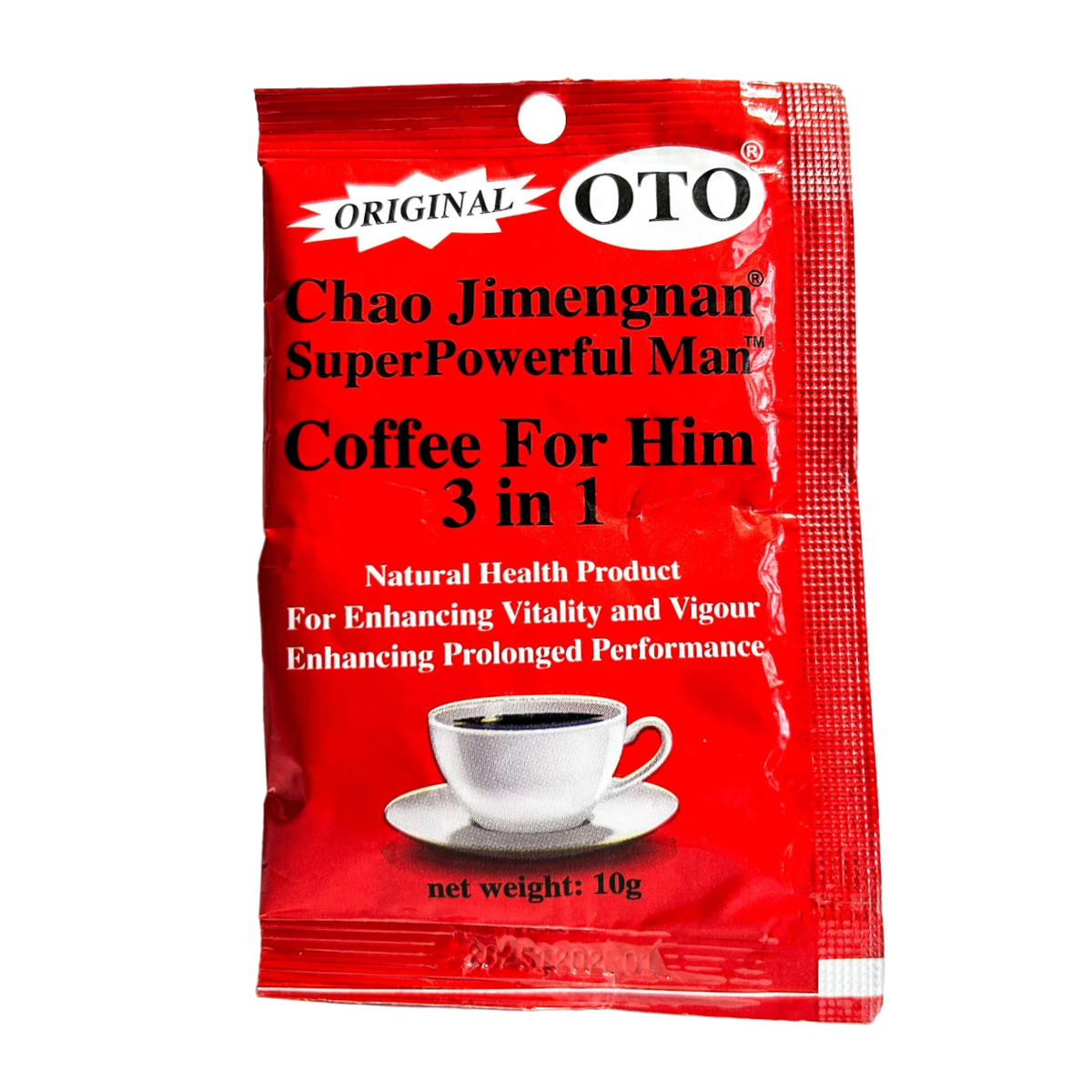 OTO 3 in 1 Performance Enhancer Coffee for Him 10g Pack of 3