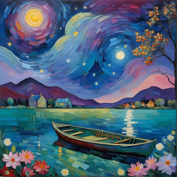 Canvas Wall Art Home Decor - Serene Lake