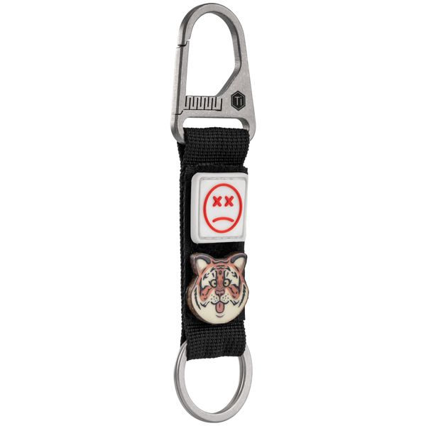 Titanium Alloy EDC Carabiner Keychain (Molle Webbing Strap)