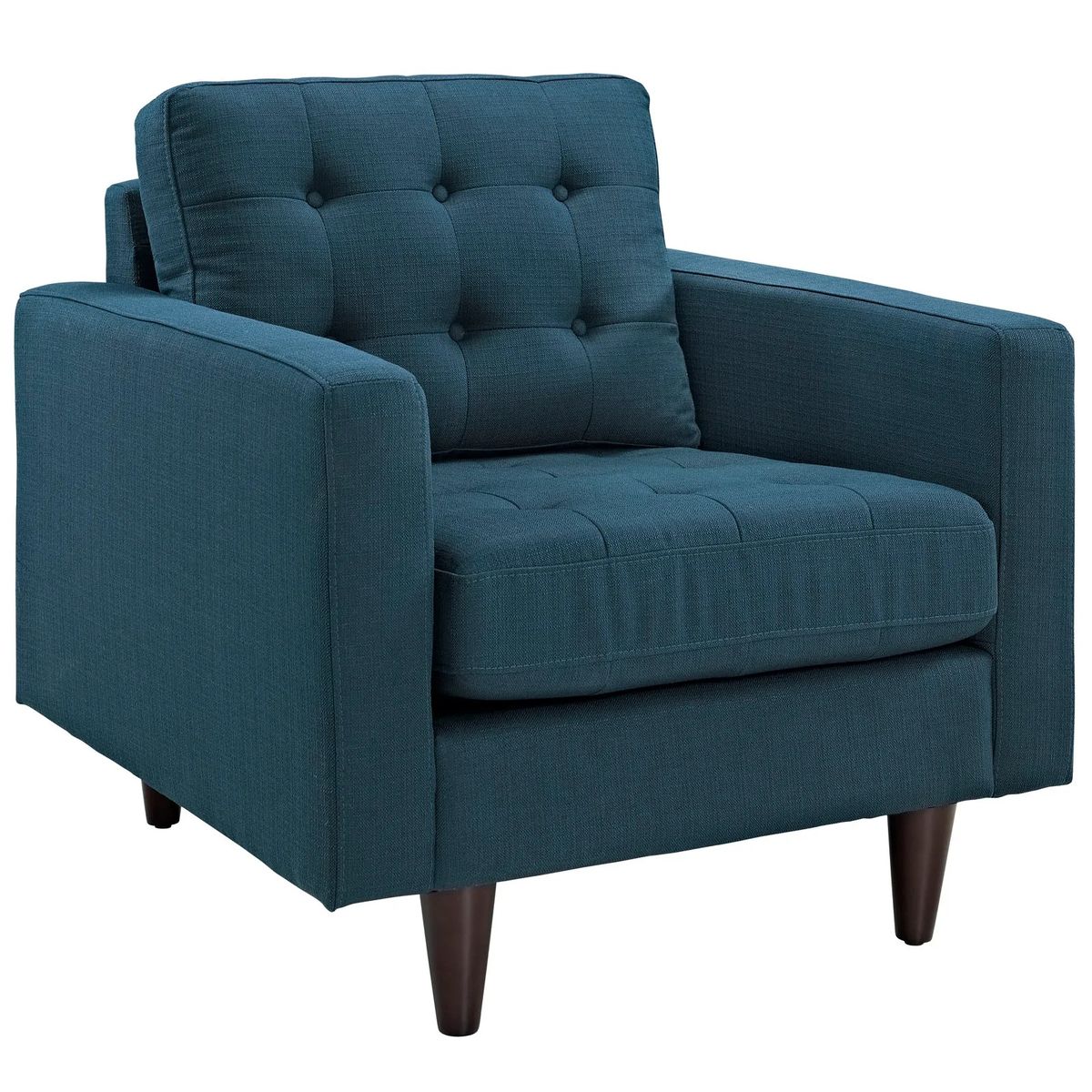 Azure Empress Single Seater Couch in Blue/Beige | Shop Today. Get it ...