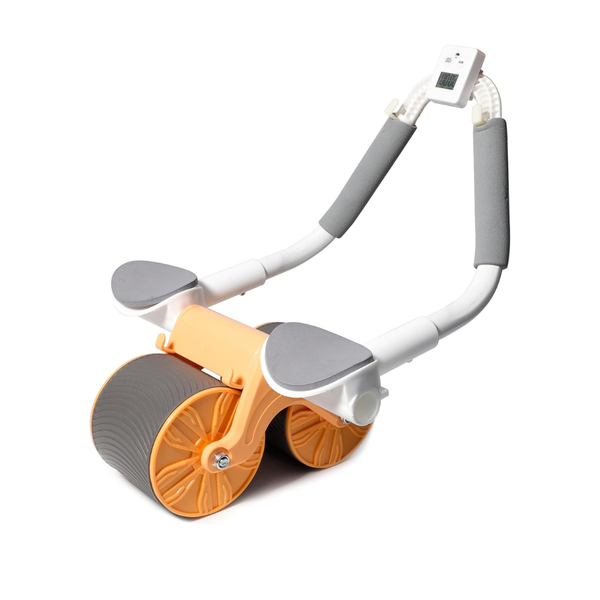 Abdominal Exercise Wheel Set with Elbow Support and Counter