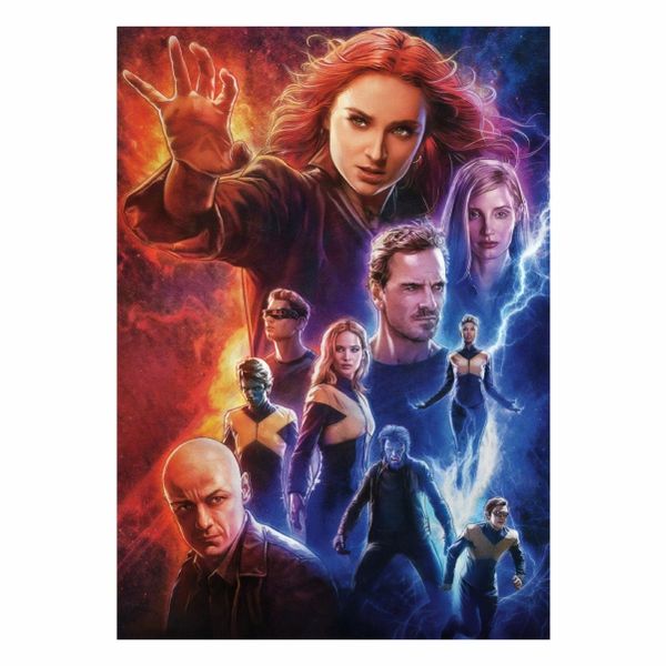 Dark Phoenix Movie Abstract - A1 poster
