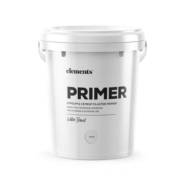 Elements - Gypsym &amp; Cement Water Based Plaster Primer 20L - White