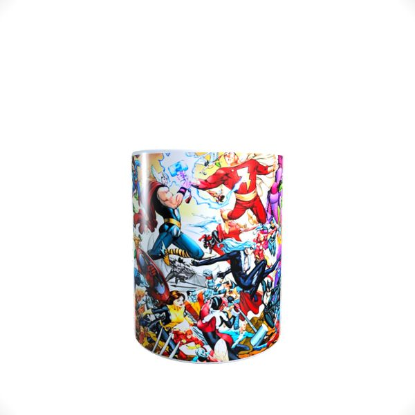 Superhero Battle - Aesthetic - Coffee Mug