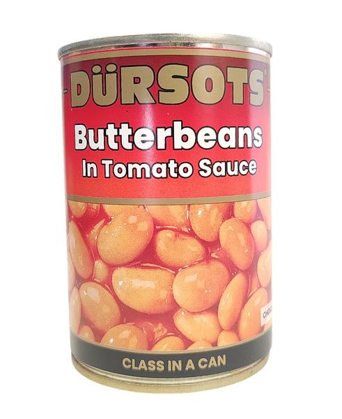Dürsots Butter Beans In Tomato Sauce - 12 x 410g