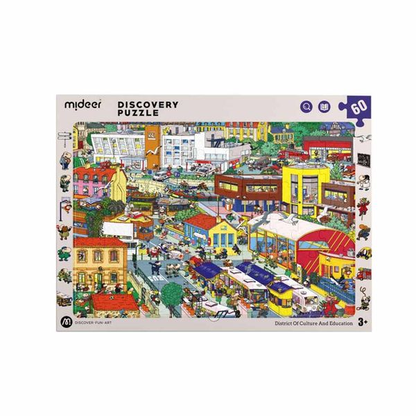 Mideer Big City Small City Discovery Puzzle: 60 Pieces