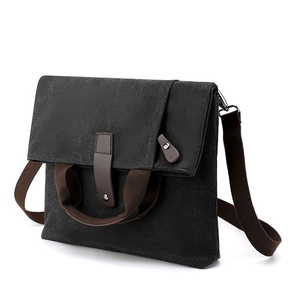 Men Multifunctional Messenger Bags-black