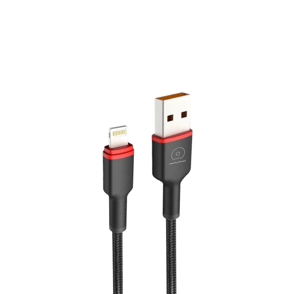 WUW - X203 - Fast Transmission USB To Lightning Data Cable - 1M - Black