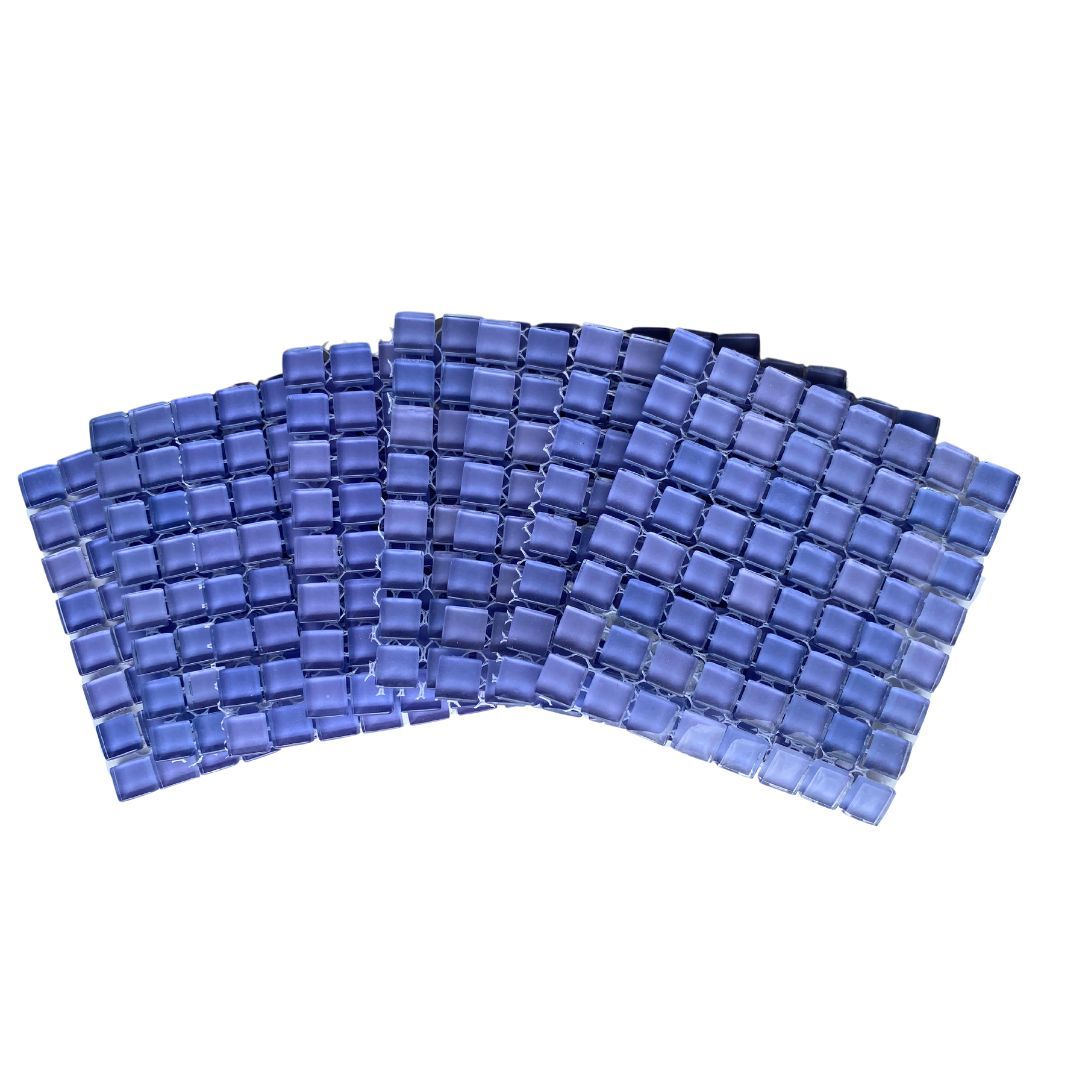 Mosaic Tiles Lilac Glass 10x10mm (small tiles for crafting) | Shop ...