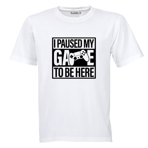 Paused my Game - Square - Kids T-Shirt