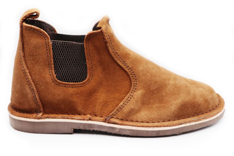 Chelsea Slip On Suede - Camel Size 5