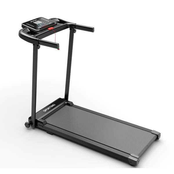 SPORTINO Treadmill with App &amp; Button Control | 1.5HP Motor, Folds Easy