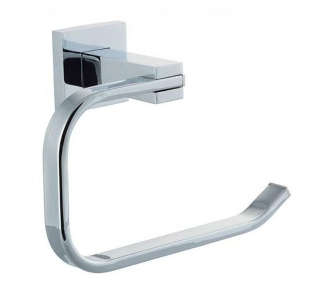Elegant Toilet Roll Holder Square Stainless Steel