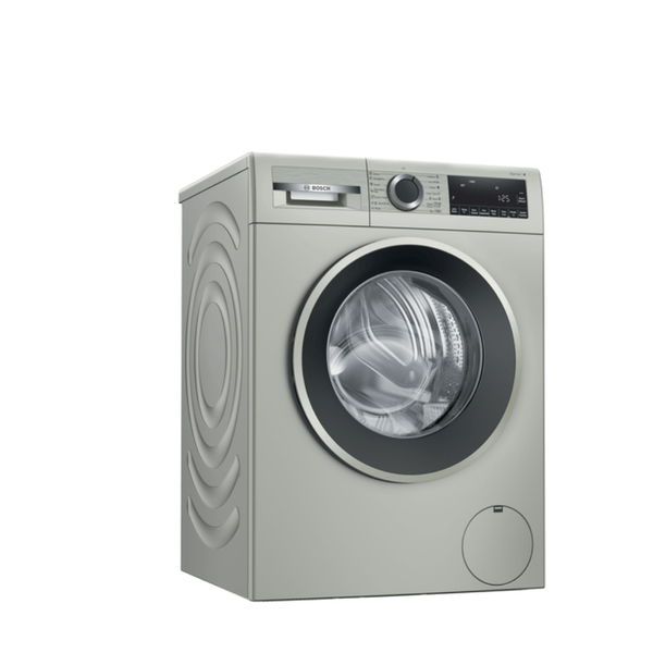 Bosch - 10kg 1400rpm Washing Machine Serie 4 AntiStain - Silver Inox