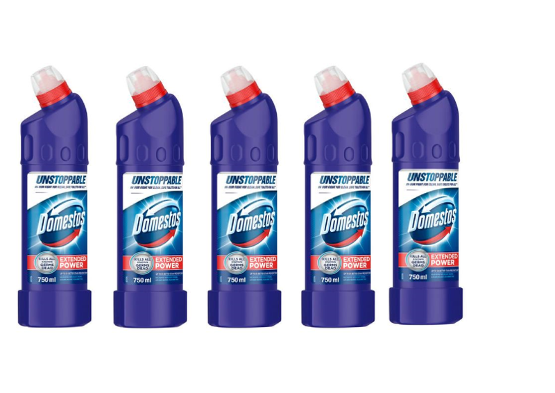 Domestos Thick Bleach Regular - 5 x 750ml