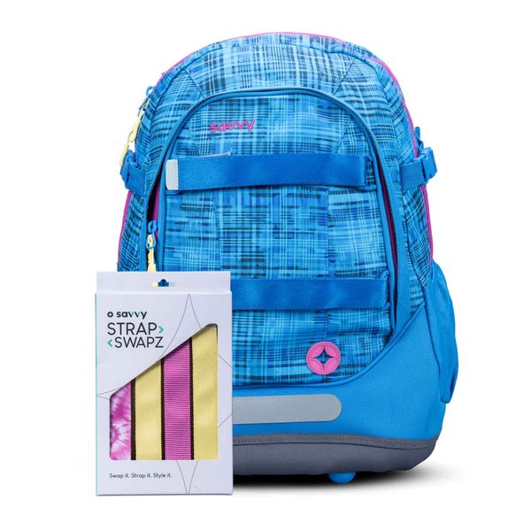 Savvy Large Orthopaedic School Bag with StrapSwap Interchangeable Straps