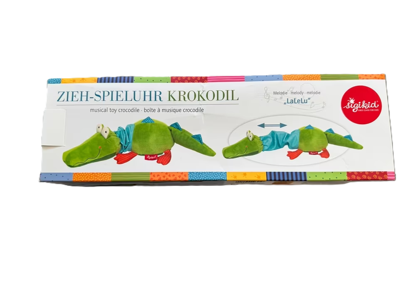 Sigikid LaLeLu Musical Crocodile Pull-String