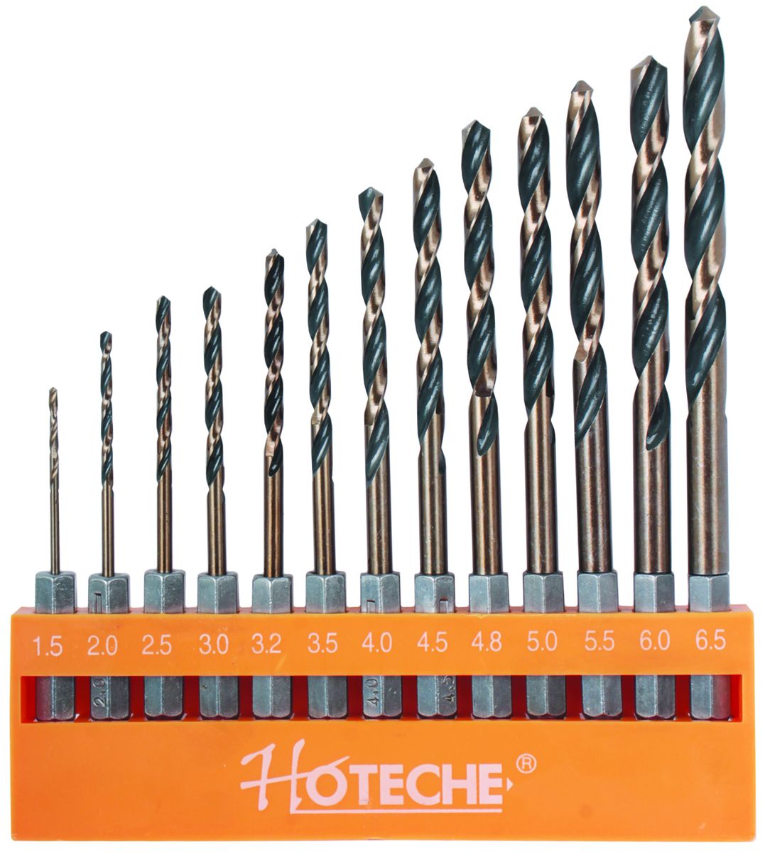 Hoteche 13 Piece Hex Shank Twist Drill Bit Set | Shop Today. Get It ...