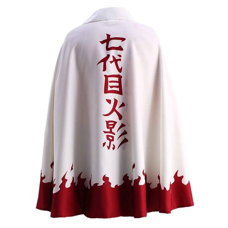 Anime Naruto Cloak Robe Unisex Fourth Hokage Naruto Cosplay Cloak 7th Hokage  New