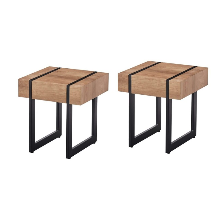 2 Homary Oak Side Table Shop Today. Get it Tomorrow!