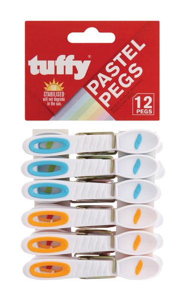 Tuffy - Pastel Pegs 12's