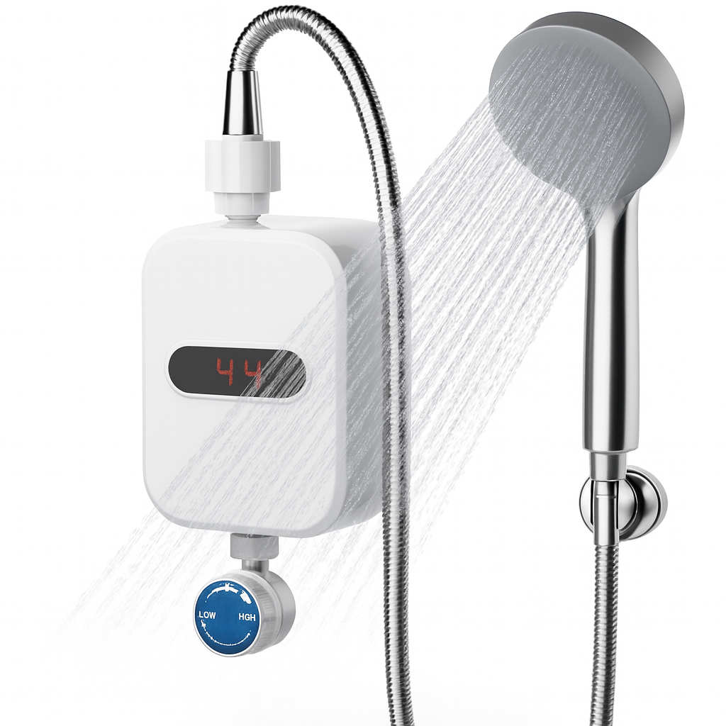 Tankless Shower Heater - Instant Hot Water Heater for Bathroom