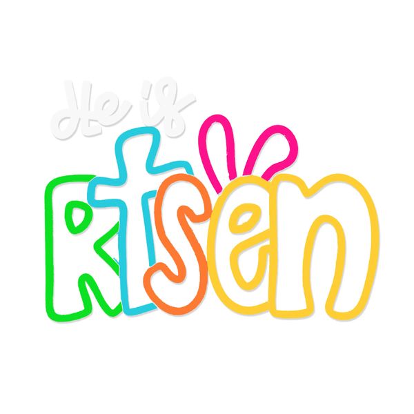 He is Risen Neon Sign Easter Neon Signs for Wall Decor Hang Light Sign
