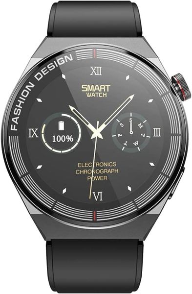 Smart Watch 1.28" - Bluetooth Calls, Heart Rate &amp; Fitness Tracker BD2 Black