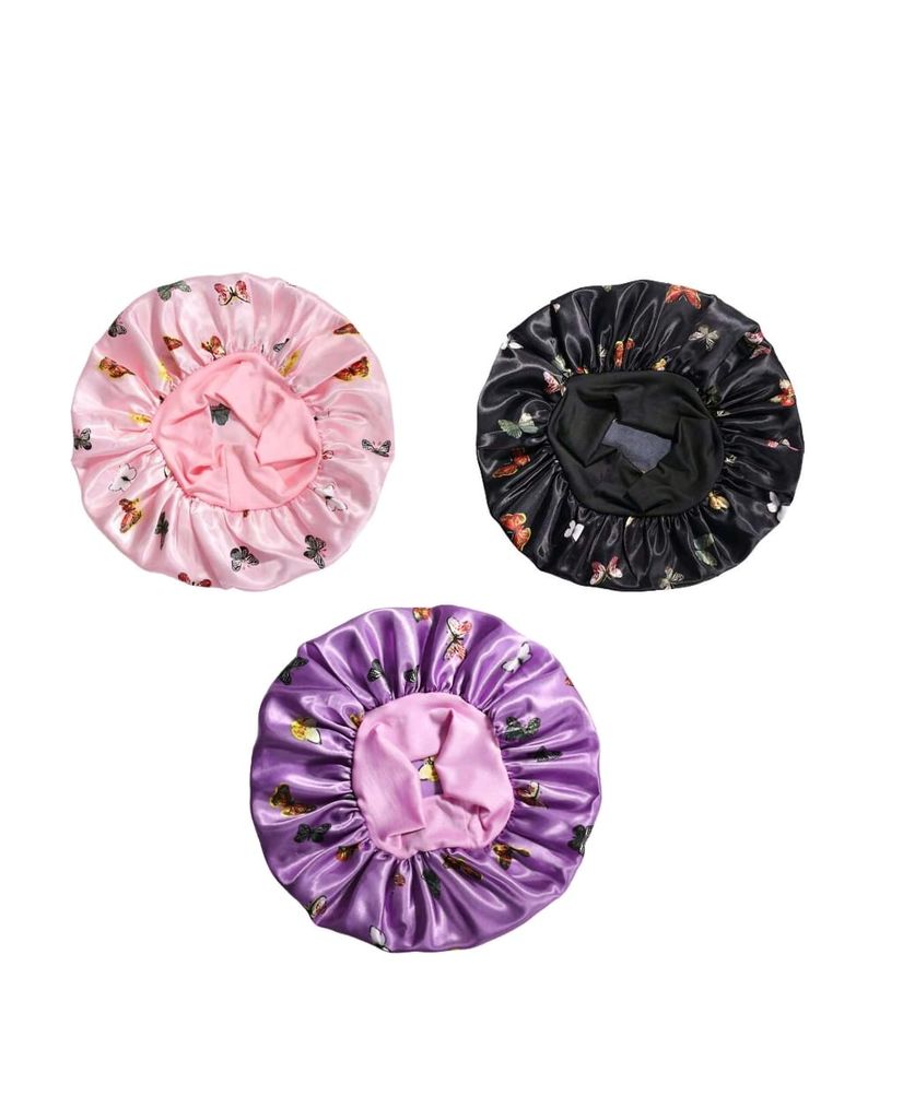 3Piece Kids' Wide Brim Butterfly Printed Bonnets | Shop Today. Get it ...