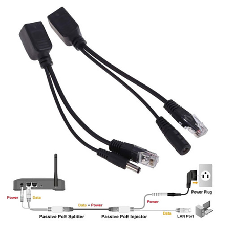 Rappid RJ45 Power Over Ethernet POE Adapter Injector & Splitter Cable, Shop Today. Get it Tomorrow!