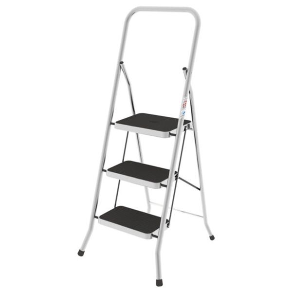 Colombo 75cm 3-Step Anti-Slip Step Stool with Security Lock Security