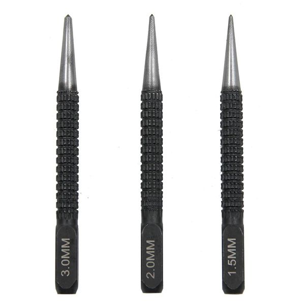 3-Piece Center Punching Locator Set for Drilling and Nail Positioning