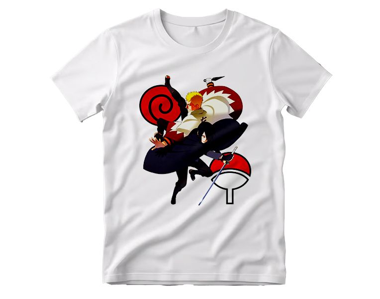 Akatsuki Red Cloud Itachi Uchiha Shadow Graphic T-Shirt