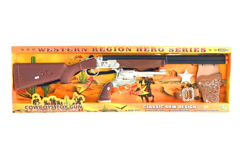 Battery Operated Cowboy Gun Set