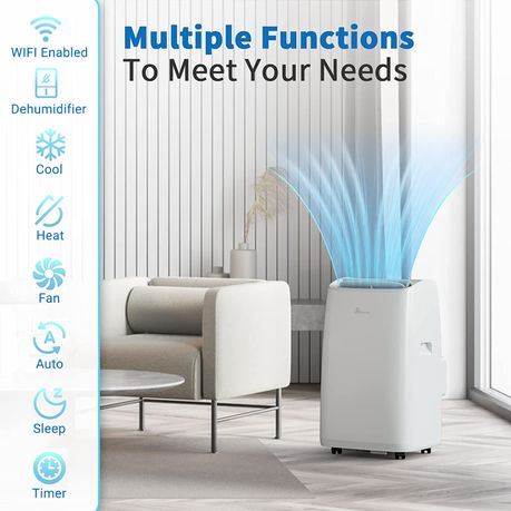 GMC Aircon - 12.000 BTU Portable Air Conditioner - WIFI Enabled - GMCP12RLB  | Shop Today. Get it Tomorrow! | takealot.com