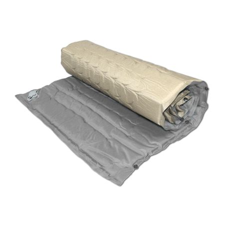 Self inflating foam outlet mattress