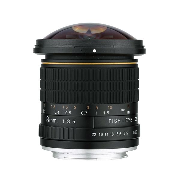 Lightdow 8mm F/3.0 Aspherical MC Fisheye Lens for Canon DSLR Cameras