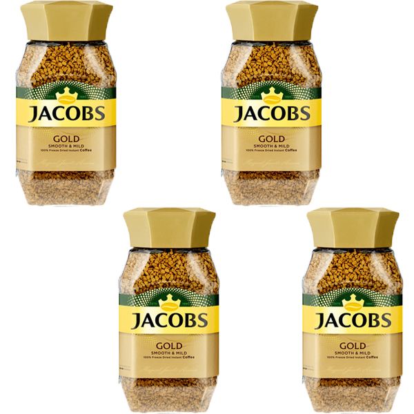 Jacobs Kronung Gold Instant Coffee - 4 x 200g