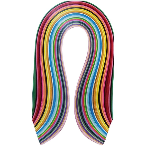 Quilling Paper 5mmx54cm (360 sheets) 36 colours - M01