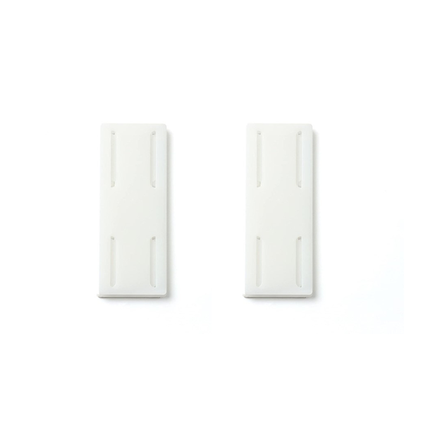 2Pcs Wall-Mounted Power Strip Holder