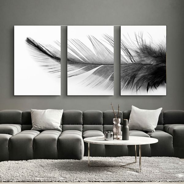 Black, White Cotton Canvas cm Home Decor Wall Art
