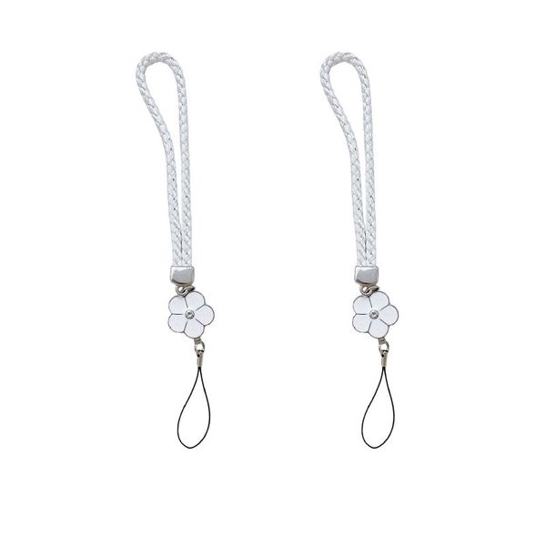 Colorful Braided Phone Charm Strap Compatible with iPhone