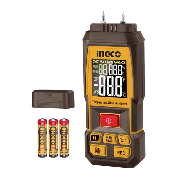Ingco - Digital Wood Moisture Meter - HETWM031