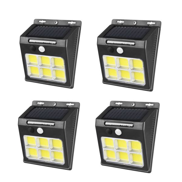 Set of 4 Sensors Solar Led Wall Light