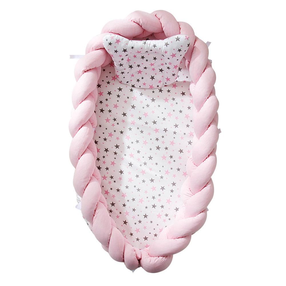 Multipurpose Baby Double Braided Bumper Cot Mattress Bed Pink Buy