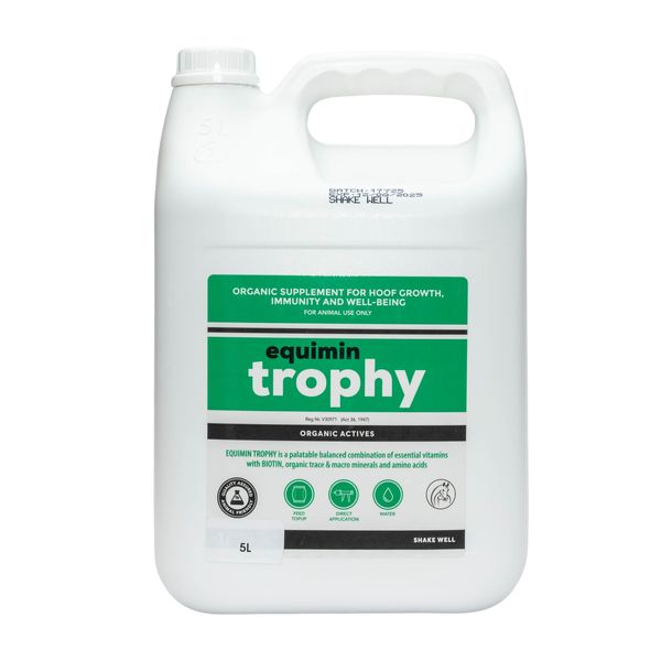 Equimin Trophy (5L) - Ultimate Hoof, Skin &amp; Immunity Support for Horses