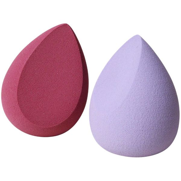 2 Piece Soft Teardrop Makeup Beauty Sponge Set