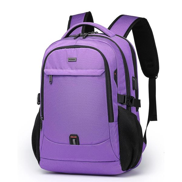 AUSMA 17 Inch Laptop Backpack for Travel Water Resistant College Backpack